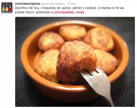 cocina con poco croquetas ricas