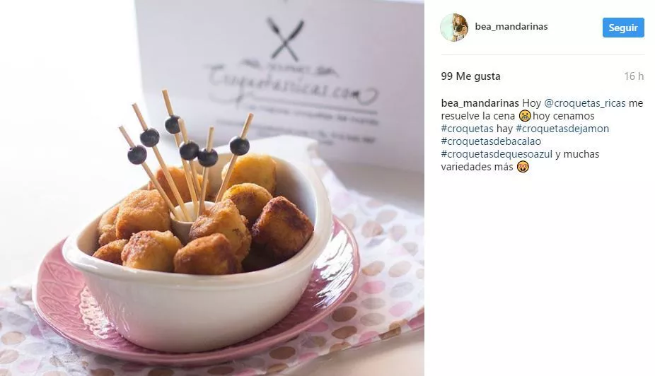 croquetas ricas 2 mandarinas