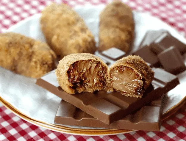 croquetas de chocolate