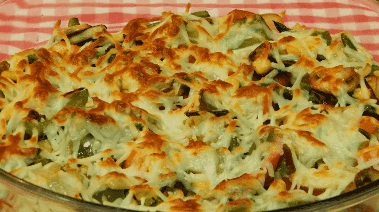 verduras gratinadas bechamel