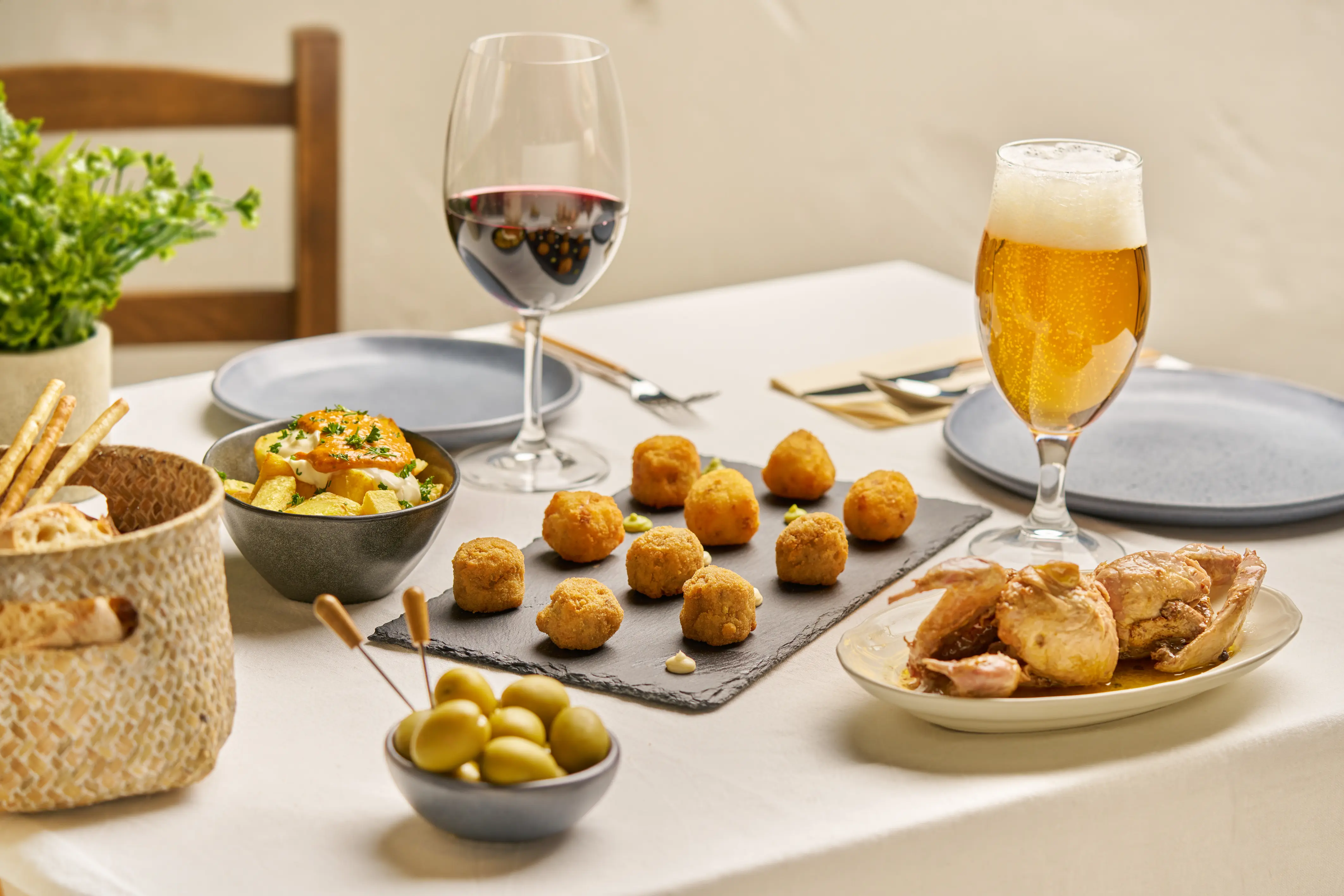croquetas maridaje