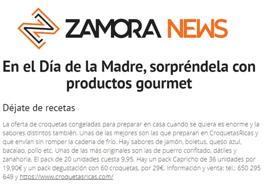 zamoranews croquetas ricas