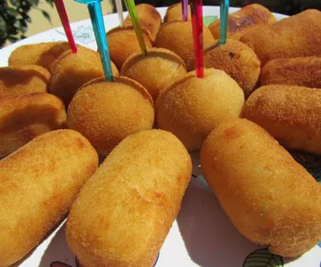 Receta de croquetas de gambas al ajillo