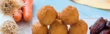 Croquetas de Puerro, Dátiles y Zanahoria