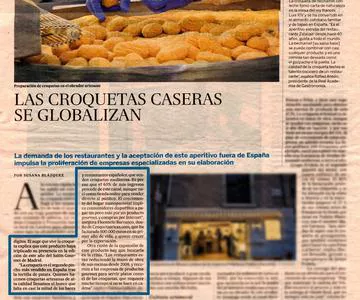 Las croquetas caseras se globalizan