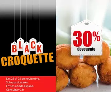 Black Croquette - Oferta para Comprar Croquetas Caseras